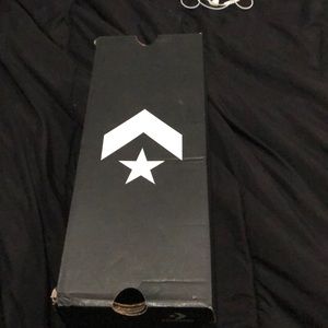 Black high top converse